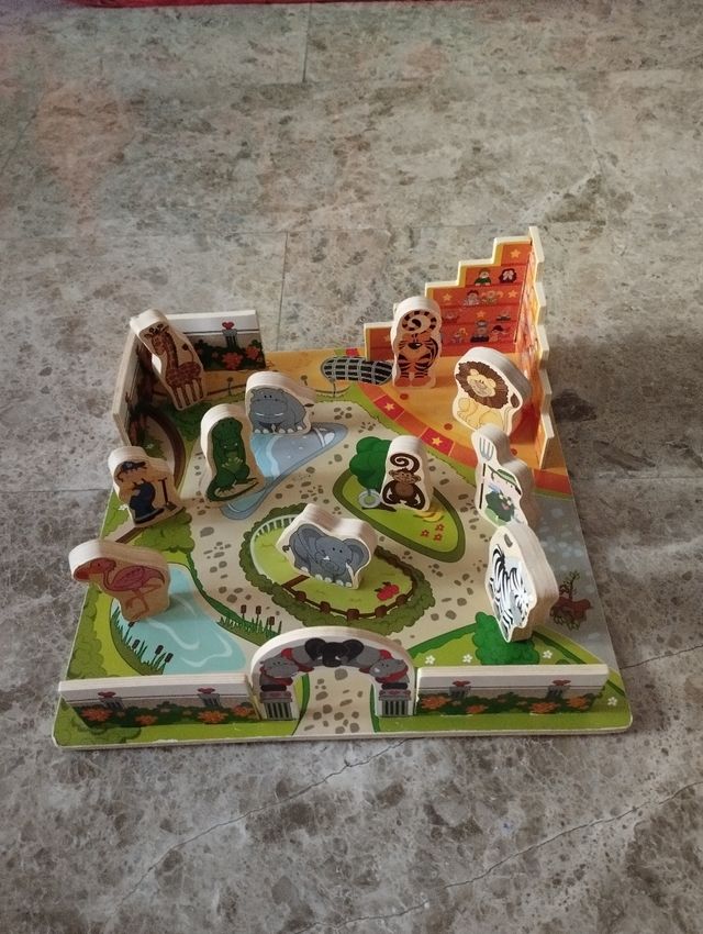Puzzle Zoo de madera