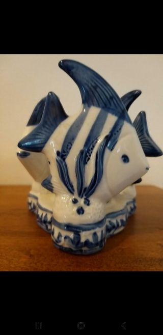 Portacandele  in ceramica vintage