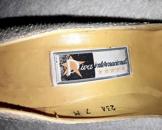 Tacones pitón mujer 80's 37