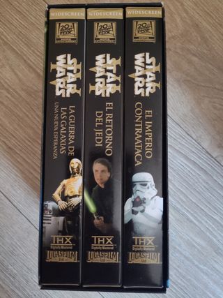 VHS Trilogía Star Wars
