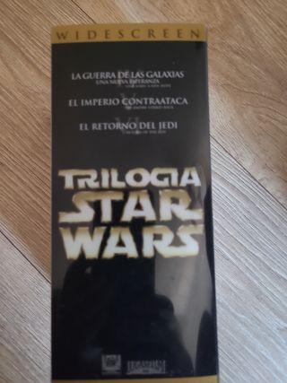 VHS Trilogía Star Wars