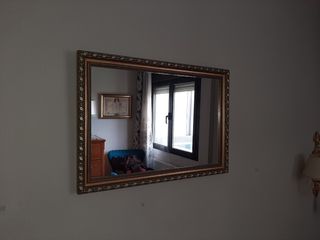 Espejo antiguo Marco dorado