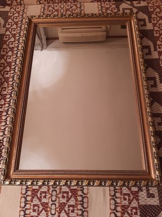 Espejo antiguo Marco dorado