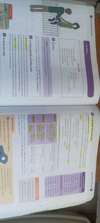 libro lengua y literatura 1 ESO serie cometa santi