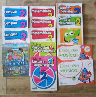Libros segundo 2° de primaria