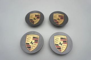 CENTRO DE RUEDA PORSCHE GRIS 76MM