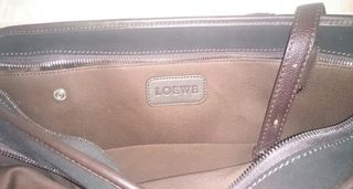 Bolsa de viaje Loewe Amazona cuero y ante