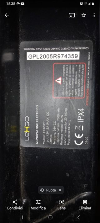 Motorino LEXGO R9 PRO