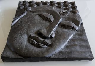 BUDA - quadro / esculpido em madeira