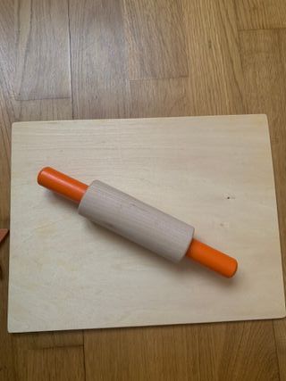 Juego de moldes para hornear con niños