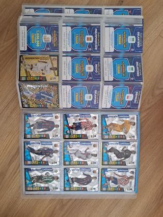Álbum de cromos y los repes