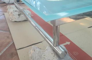 Lavabo cristal suspendido