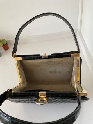 Bolso de piel de cocodrilo vintage
