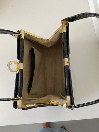 Bolso de piel de cocodrilo vintage