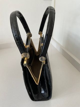 Bolso de piel de cocodrilo vintage
