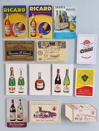 13 Calendários - Bebidas - Antigos
