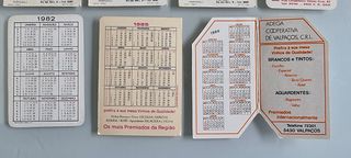 13 Calendários - Bebidas - Antigos