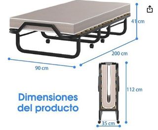 CAMA PLEGABLE COSTWAY