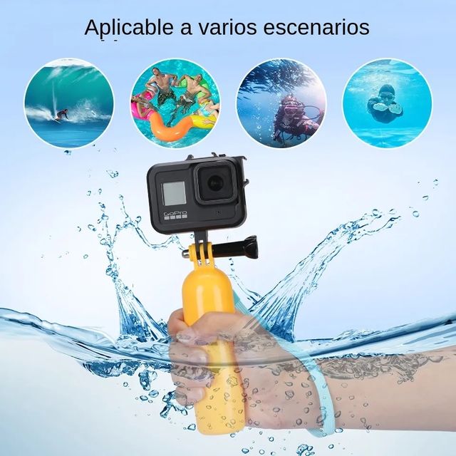 Varilla soporte de flotación para GoPro y similar