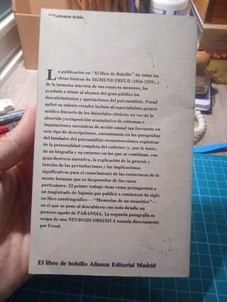 Paranoia y neurosis obsesiva. Freud