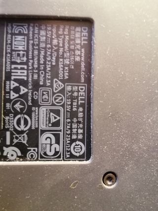 Dock station Dell tb 16