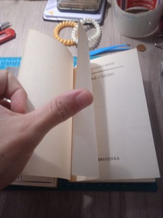 Mi credo. Bajo las ruedas. Hesse