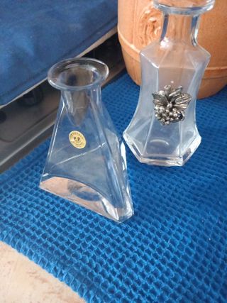 Coppia vasetti vetro