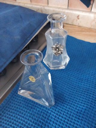 Coppia vasetti vetro