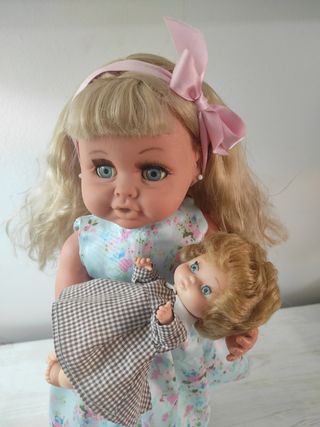 Muñeca  antigua "Luchy mamá musical"REBAJADA❗