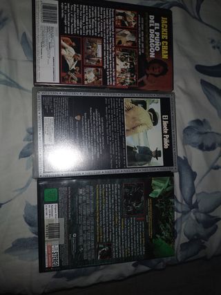 LOTE 3 PELÍCULAS EN VHS