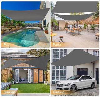 Toldo Vela de Sombra Rectangular 2x3m