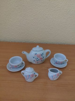 Juego de café de miniatura