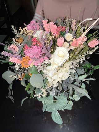 Jarron de flores preservadas