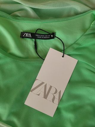Vestido mini Zara talla S.