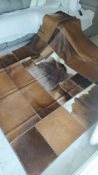 Alfombra de piel