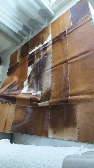 Alfombra de piel
