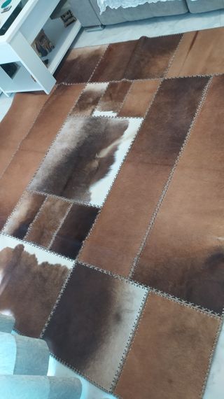 Alfombra de piel