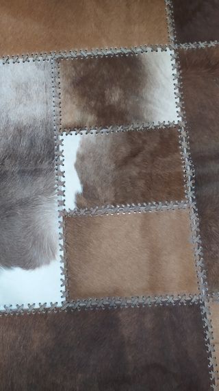 Alfombra de piel
