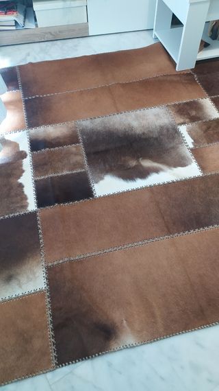 Alfombra de piel