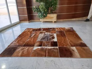 Alfombra de piel