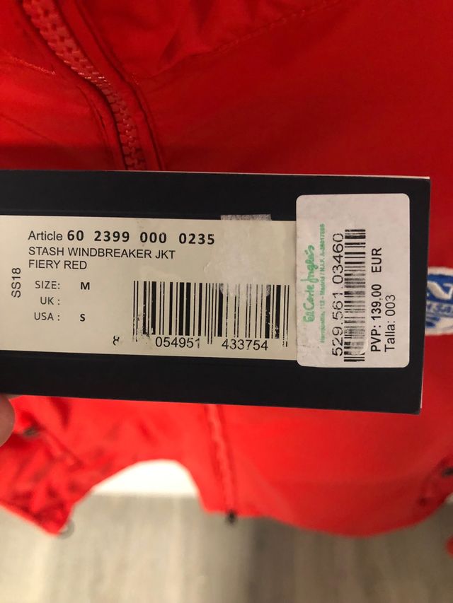 Cortavientos/Chubasquero Nort Sails a estrenar