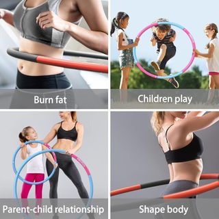 Hula Hoop Aro 1.2kg tamaño ajustable 