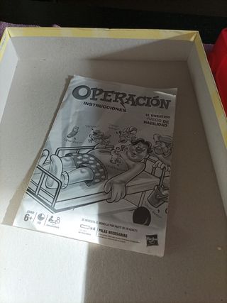 Juego mesa Operación, de Hasbro