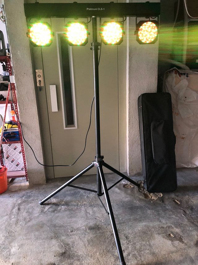 Luces LED LightmaXX Platinum CLS-1+Trípode+Pedal