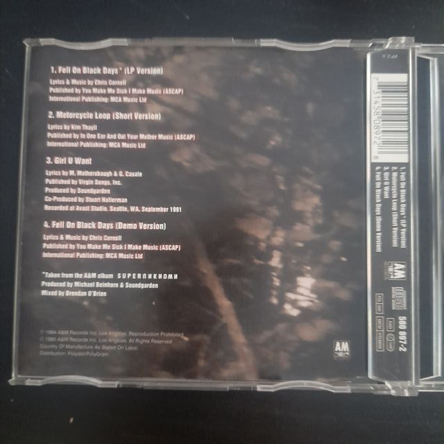 Soundgarden – Fell On Black Days