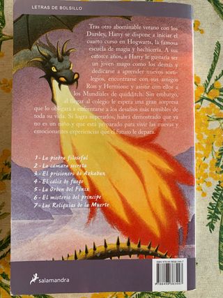 Harry Potter y el caliz de fuego