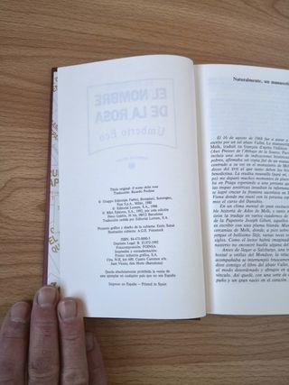 Lote de 2 libros de Umberto Eco