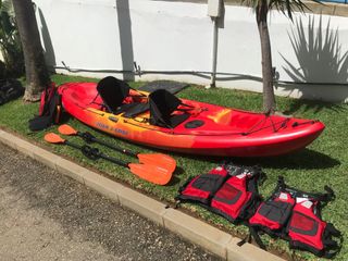 SÚPER LOTE de kayak MALIBU 2 XL con todo