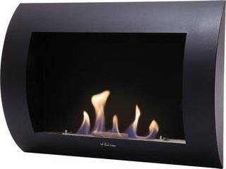 Chimenea de pared de bioetanol
