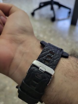 Pulsera de cuero Fossil hombre